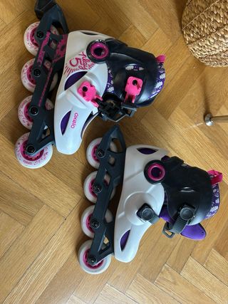 Patines Oxelo Play 5 Niña Talla Ajustable 28 - 30