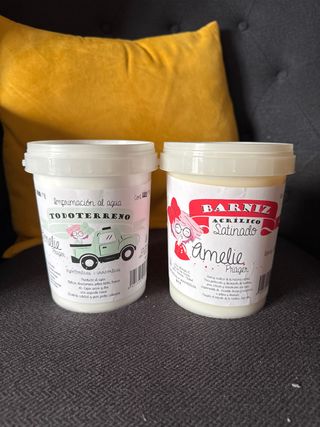 Imprimación y Barniz Acrílico Satinado