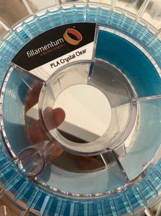 Filamento PLA Crystal Clear Fillamentum Azul