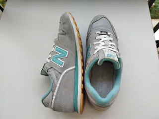 Zapatillas New Balance 373 Gris/Turquesa