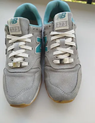 Zapatillas New Balance 373 Gris/Turquesa