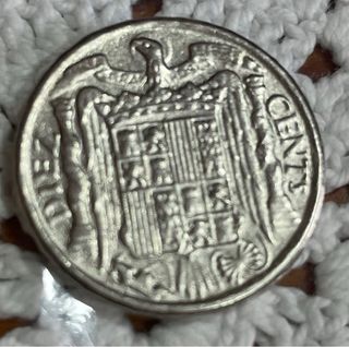Moneda 10 céntimos España 1940 sin usar