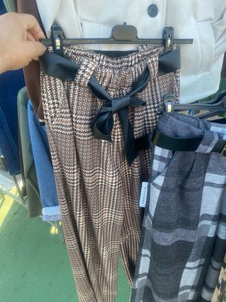 Pantalones de cuadros Sandra talla M
