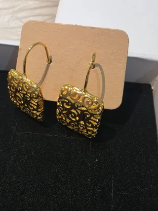 Pendientes Filigrana chapa Oro Ley