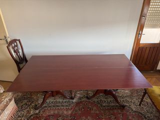 Mesa rectangular de madera