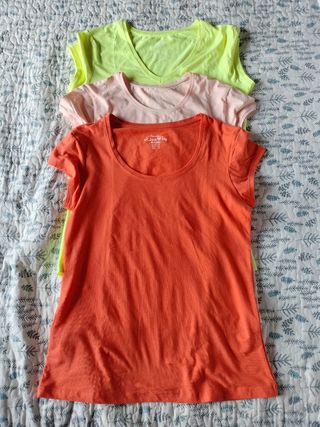 Lote 3 camisetas manga corta