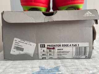 Adidas Predator Edge.4 FxG J T38 2/3 Naranjas