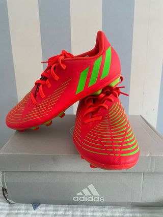 Adidas Predator Edge.4 FxG J T38 2/3 Naranjas