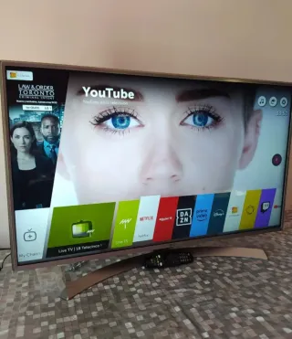 Smart 4K  LG 43" Plata