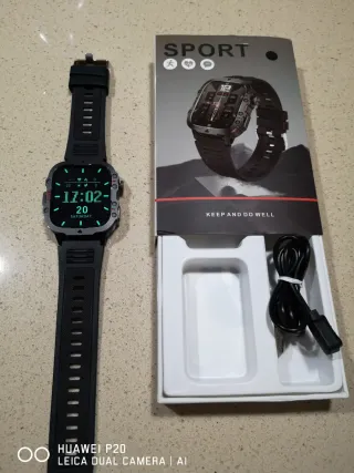 Reloj Inteligente Sport Negro