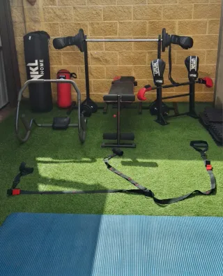 Equipo de gimnasio completo
