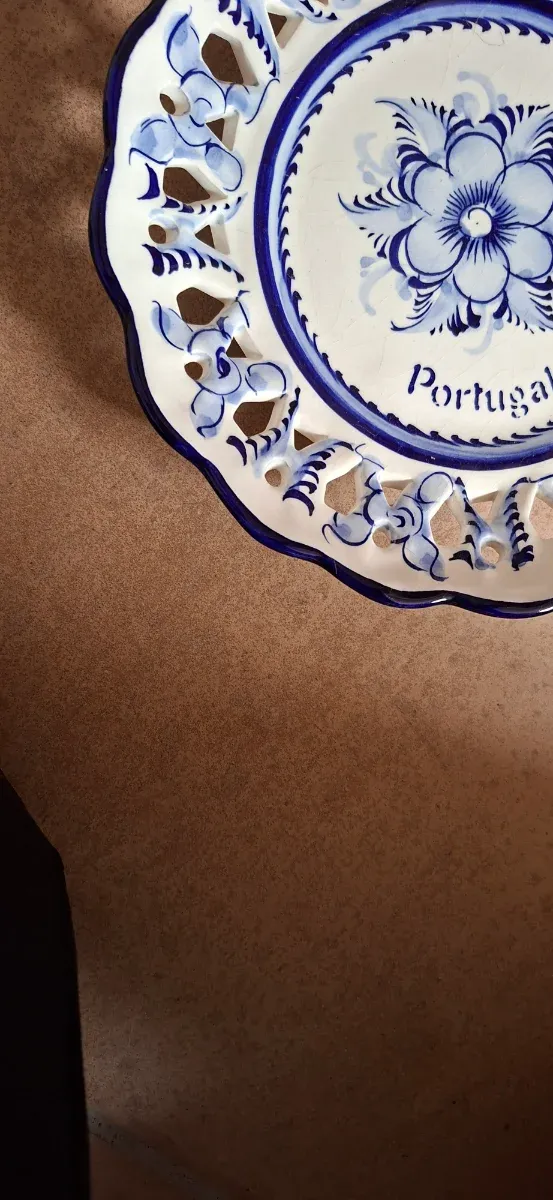 Lote 4 platos cerámica decorativa