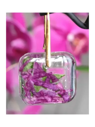 Joyería Orquídea Natural Morada