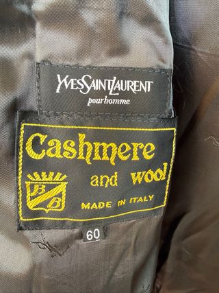 Abrigo nuevo Largo YVES SAINT LAURENT talla XXL