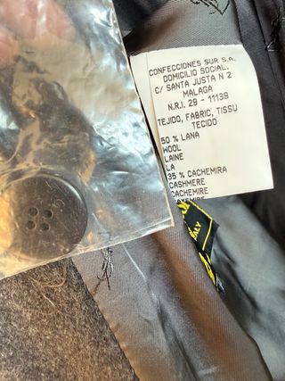 Abrigo nuevo Largo YVES SAINT LAURENT talla XXL