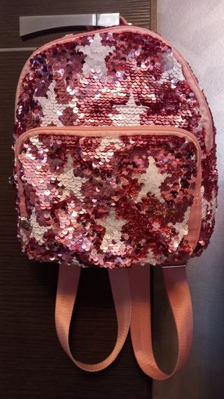 Zainetto Original Marines paillettes rosa