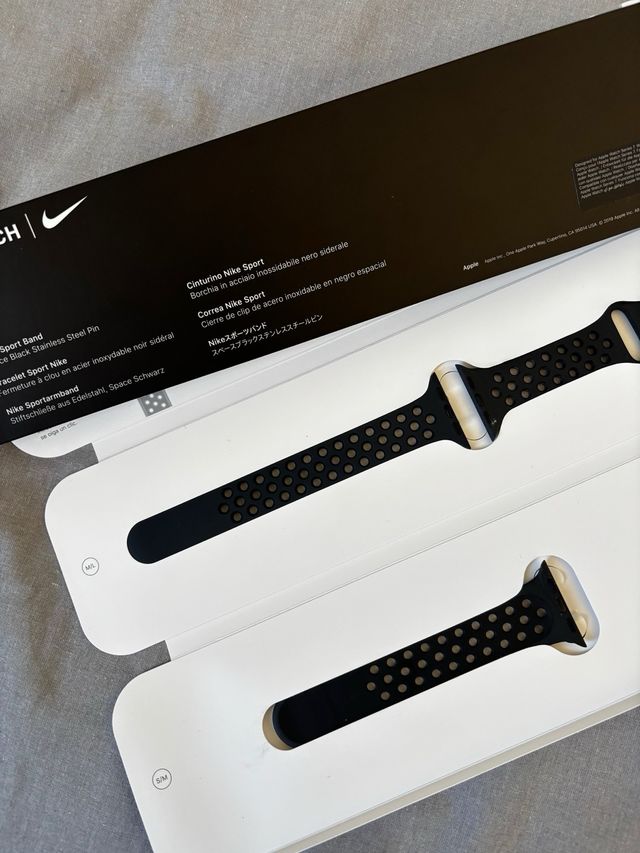 Apple Watch Nike Negro/Plateado