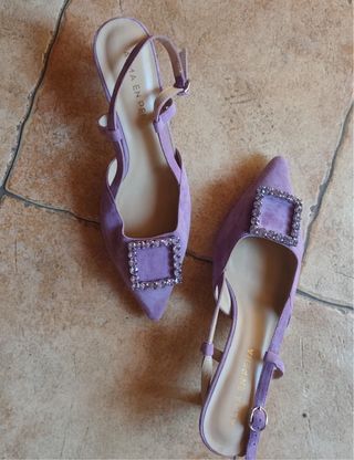 Zapatos Alma en Pena Morados Talla X