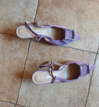 Zapatos Alma en Pena Morados Talla X