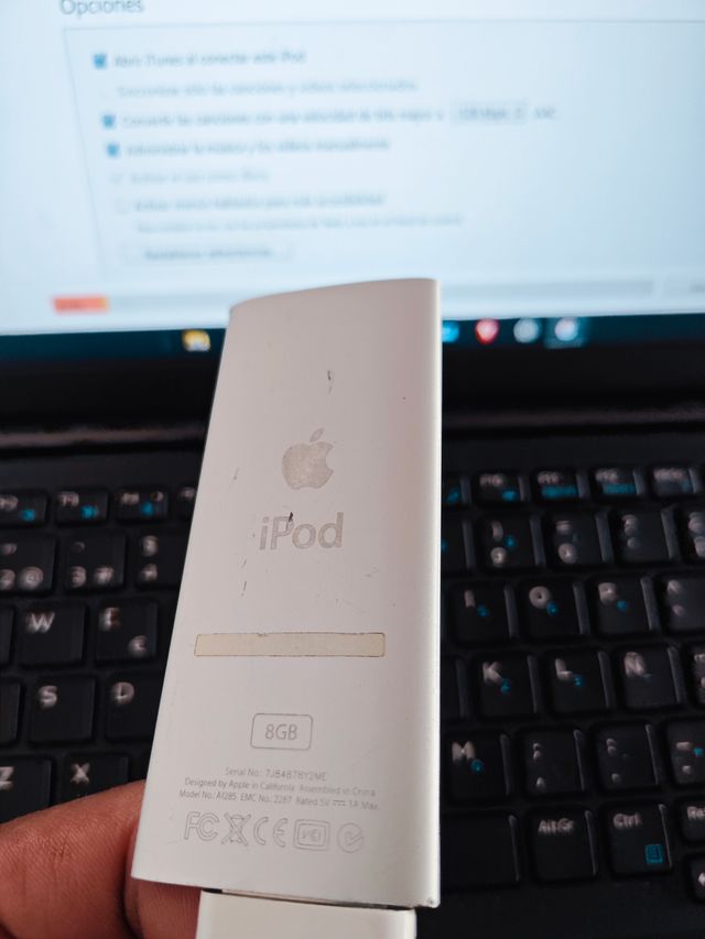 iPod Nano 4ta Gen 8GB Plata 