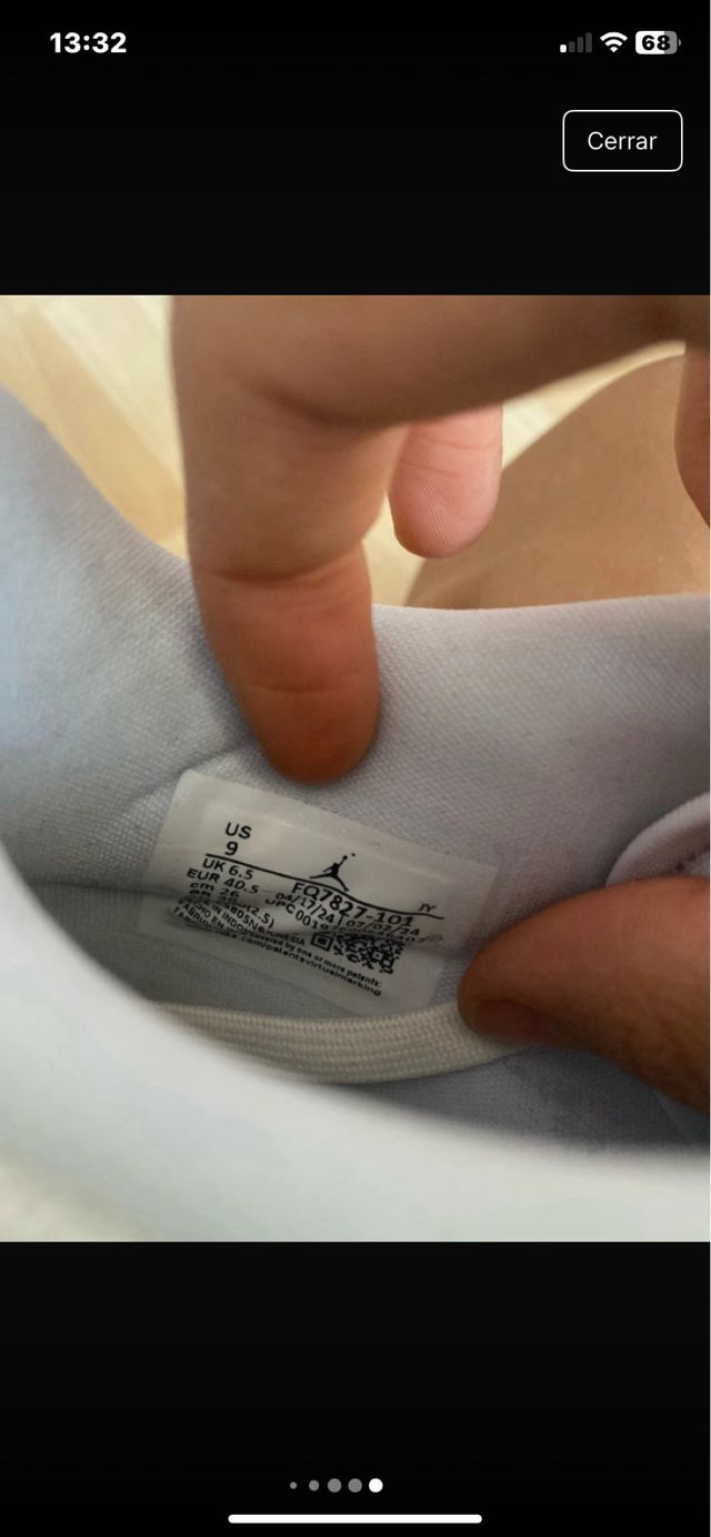 Jordan 13 Azul y Blanco