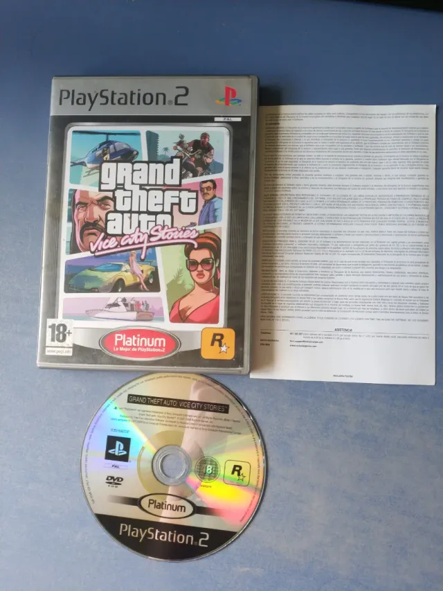 GTA Vice City Stories PS2 Platino