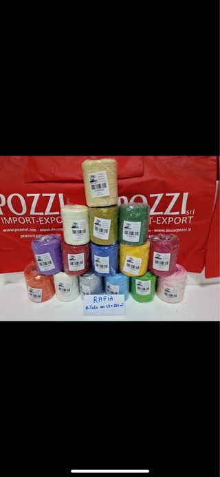 Rafia POZZI - Rotolo 1,5x200 mt