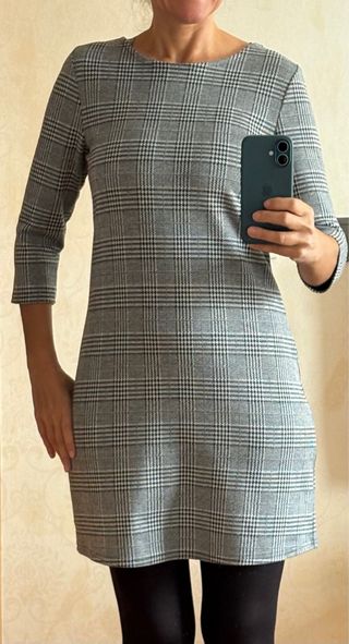 Vestido de cuadros Only