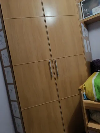 Dormitorio juvenil completo madera