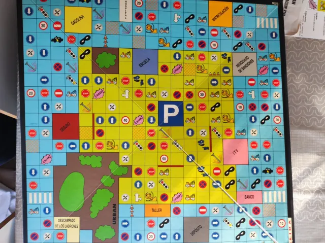 Juego Mesa Urban Seguridad Vial Antiguo