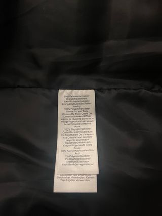 Abrigo DKNY Negro Mujer