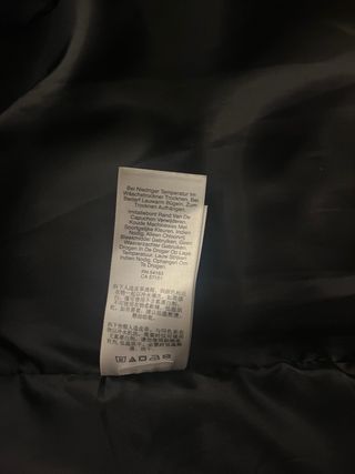 Abrigo DKNY Negro Mujer