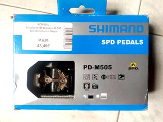 Pedales automáticos Shimano SPD para MTB
