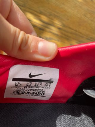 Zapatillas Fútbol Sala Nike MercurialX Negras Roja