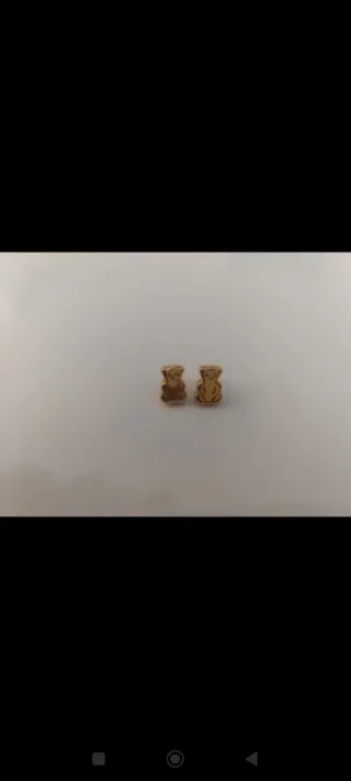 Pendientes Oso Oro 18k 1.5g
