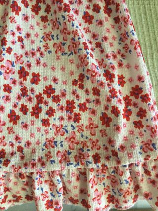 Vestido bambula estampado niña