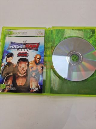 Videojuego Xbox 360 Smackdown Vs Raw 2008