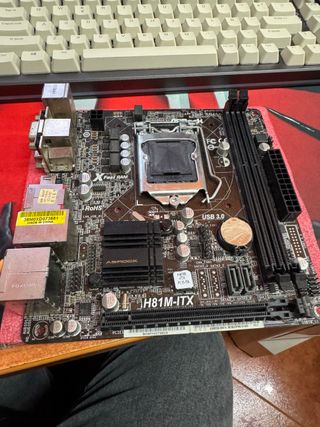 Placa Base Asrock H81M-ITX Mini ITX