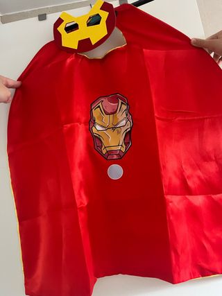 Capa de Iron Man para niños