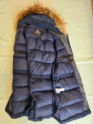 Cazadora de plumas 100 % de oca. Marca GUTTERIDGE
