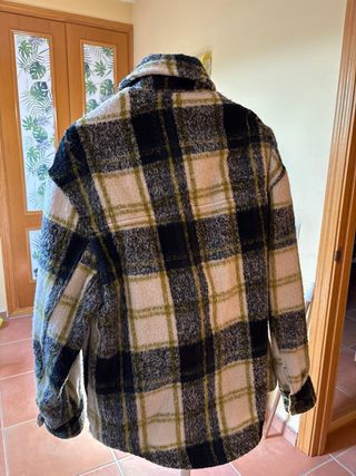Chaqueta de lana a cuadros