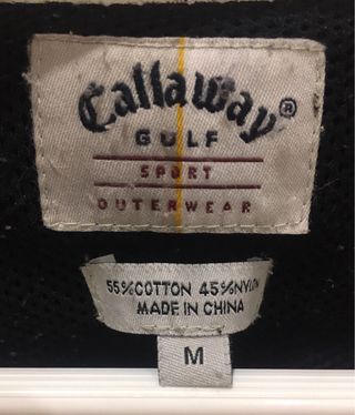 Callaway talla M Chubasquero
