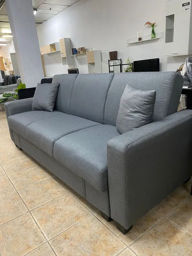 REBAJA! Sofá cama gris con almacenaje + Envío