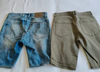 LOTE 4 PANTALONES CORTOS DE HOMBRE