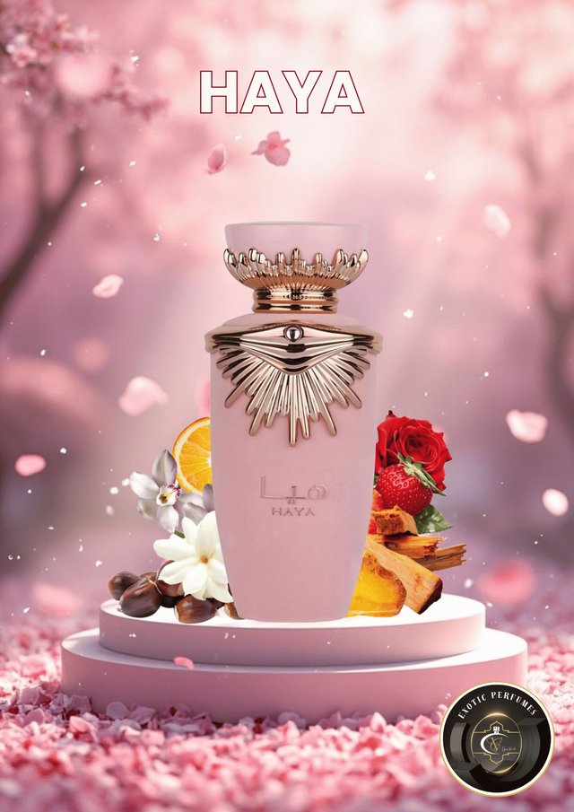 Perfume Árabe Haya Rosa Lattafa 100ml