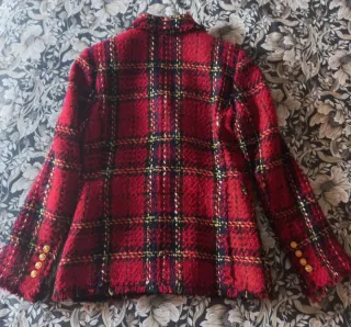 Blazer Tweed Zara Mujer
