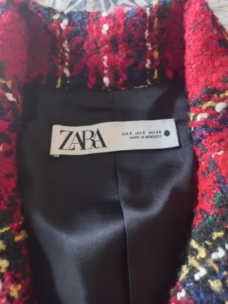 Blazer Tweed Zara Mujer