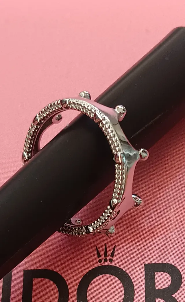 Anillo Corona Plata de Ley