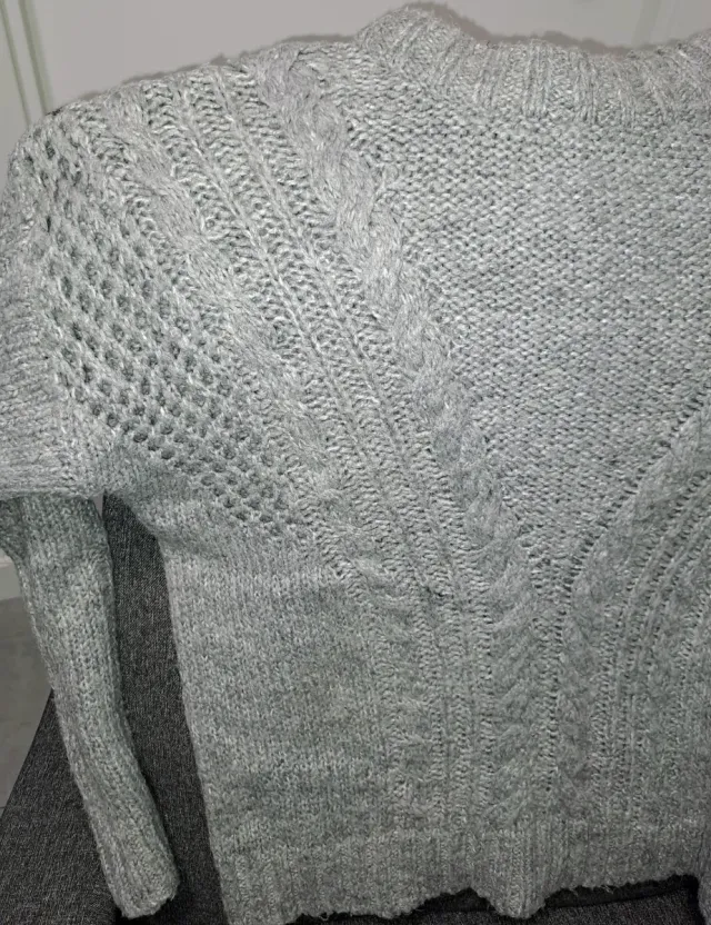 Jersey Cortefiel Gris Mujer