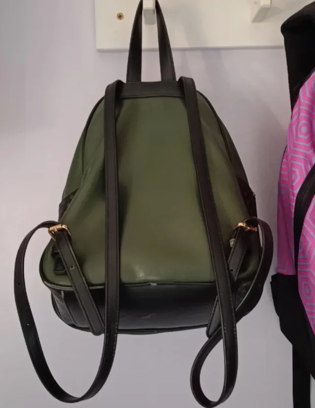 Zainetto Braccialini Verde Patch Multicolor